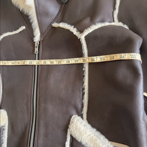 Authentic Shearling Mens Coat XL - Picture 6 of 16